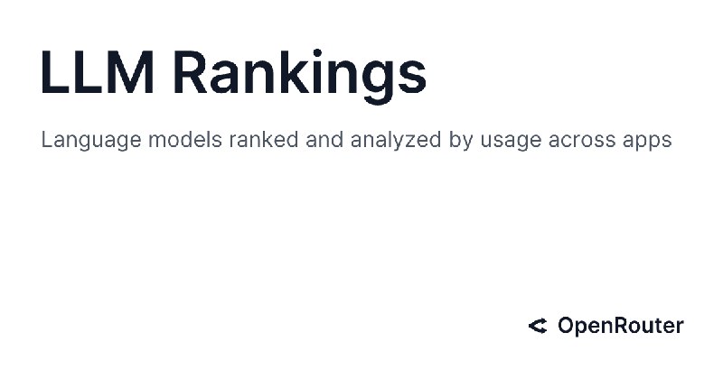LLM Rankings | OpenRouter